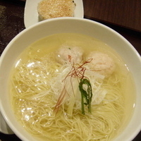 「あら炊き 塩らぁめん へしこ焼きおにぎり付き 950円」@麺屋 海神の写真