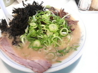 「メロディーらーめん（バリカタ）+岩海苔」@メロディー 本店の写真