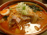 「濃厚辛味噌ラーメン（+大盛り、+味玉）850円+100円+100」@寳龍 亀戸店の写真