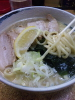 「塩チャーシュー麺中盛（太麺） 1080円+50円=1130円」@大勝軒 柏店の写真