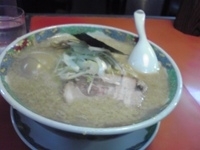 「Bセット（大盛ラーメン・ギョーザ・ライス）+味付玉子」@幸来の写真