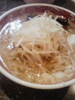 「醤油ラーメン700円+もやし50円」@丸富の写真