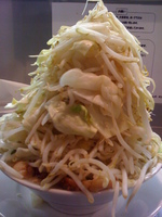 「塩ラーメン（￥600）+ヤサイマシマシニンニクマシマシアブラ=玉」@らーめん大 大久保店の写真