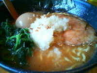 「濃厚鶏白湯麺+味玉（￥800+クーポン）」@らーめん処 ○はの写真