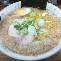 「らーめん（大盛・かため・超こってり） + 味付玉子 ￥600」@らーめん三水の写真