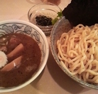「つけ麺+味玉+黒辛」@ブロンソンの写真