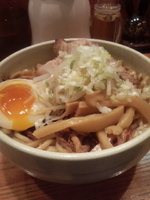 「汁なし 中」@らーめん 破顔の写真