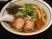 「フランキー中華そば（800円）」@我流旨味ソバ 地雷源の写真