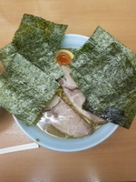 「らすた麺+ライス大盛」@極楽汁麺 らすたの写真