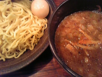 「鶏白湯つけ麺（中盛）780円+味玉120円」@つけ麺 大臣の写真