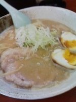 「Bセット（味噌ラーメン+餃子6ケ+ライス）850円」@名代にぼしラーメン時代屋 平井店の写真