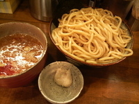 「辛つけ麺（大盛）+味油」@蝉時雨の写真