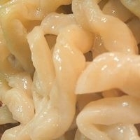 「極太つけめん（塩） + 大盛 ￥980（移転オープン記念につき￥」@麺屋 せんりの写真