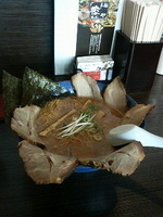 「Wチャーシューめん（ 醤油・黒）」@橙ヤ 本店の写真