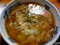 「ワンタンメン（￥750）」@湯本ハイカラ中華 日清亭 本店の写真