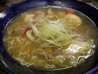 「限定塩（+煮玉子・替え玉）」@豊中 麺哲の写真