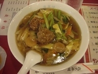 「獅子頭湯麺+餃子」@北京料理 慶華樓の写真