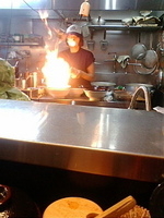 「焦がし醤油（豚骨）+クーポン味玉」@麺家 うえだの写真