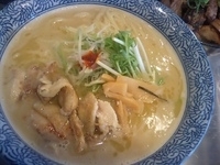 「鶏塩らーめん+ちゃーしゅー飯（700円+250円）」@濃厚らーめんガツリの写真