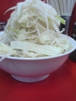 「豚ラーメン にんにく、野菜まし 850円」@らーめん 武丸の写真