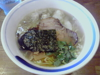 「わんたんめん（塩）」@らーめん うさぎやの写真