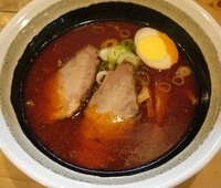 「激辛しょうゆらーめん」@麺矢龍王 大森本店の写真