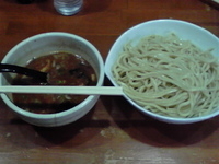 「冷やし辛つけ麺￥700大盛300g（無料）」@きんの写真