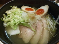 「塩しろ八麺（味濃い目） 890円」@旬麺しろ八の写真