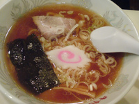 「ミニラーメン（極太）」@牛乳屋食堂 新横浜ラーメン博物館店の写真