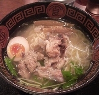 「牛すじ塩ラーメン」@つけめん熊谷学校の写真