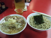 「大つけめん 830円    ほぐし豚 100円」@らーめん豚喜の写真