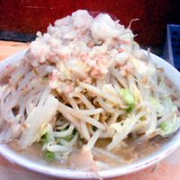 「小ラーメン 全マシ （700円）」@ラーメン二郎 品川店の写真