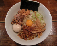 「塩油そば（大盛）+味玉」@塩そば 真吾の写真