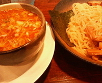 「つけ麺750円（クーポンにて大盛無料）」@東京豚骨拉麺 ばんから 柏豊四季店の写真