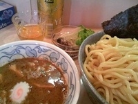 「つけめん（大）+味玉+黒辛」@ブロンソンの写真