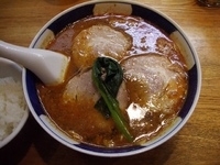 「太肉だんだんめん+小ライス」@支那麺 はしご 谷中店の写真