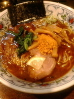 「焦がし醤油」@麺座でん あねっくすの写真