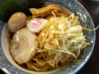 「油ネギそば740円+大盛り100円+味玉（クーポン）=840円」@ぶぶか 高田馬場2号店の写真