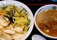 「和風チャーシューつけ麺」@日高屋 新宿三丁目店の写真