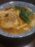 「豚骨魚介ラーメン700円（大）」@濃厚らーめんガツリの写真