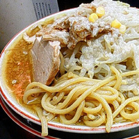 「ラーメン カレーヤサイニンニクアブラ （680円+50円）」@らぁめん 元気の源の写真