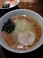 「限定塩らぁ麺:1050円」@支那そばや 新横浜ラーメン博物館店の写真