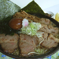 「特上チャーシューメン（塩）+大盛り+玉子+メンマ（麺うんと硬め、」@大五郎の写真