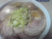 「正油ラーメン（こってり・大盛）+味付玉子+チャーシュー」@元祖一条流がんこ 西早稲田店の写真