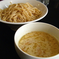 「ベジつけ麺（気まぐれ限定￥850）中盛（￥0）」@音麺酒家 楽々の写真