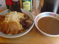 「とんこつ味噌つけ麺 大盛り」@豚骨ラーメン とんぷうの写真