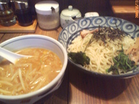 「味噌つけ麺大盛」@らーめん 汐そば屋の写真