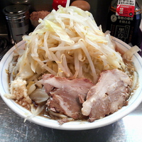 「ラーメン￥600（ヤサイ・ニンニク）」@らーめん大 大久保店の写真