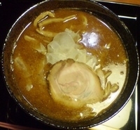 「中華そば（とんこつ風味） 大盛り（200g）」@もちもちの木 白岡2号店の写真