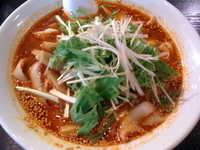 「刀削麺、マーラー味（￥830）」@猪八戒 千駄ヶ谷本店の写真